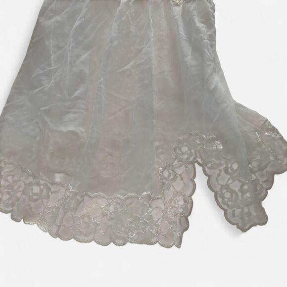 Y2K Angelic Coquette Frederick’s of Hollywood Lace Tulle Babydoll Cami – XL - Picture 7 of 8